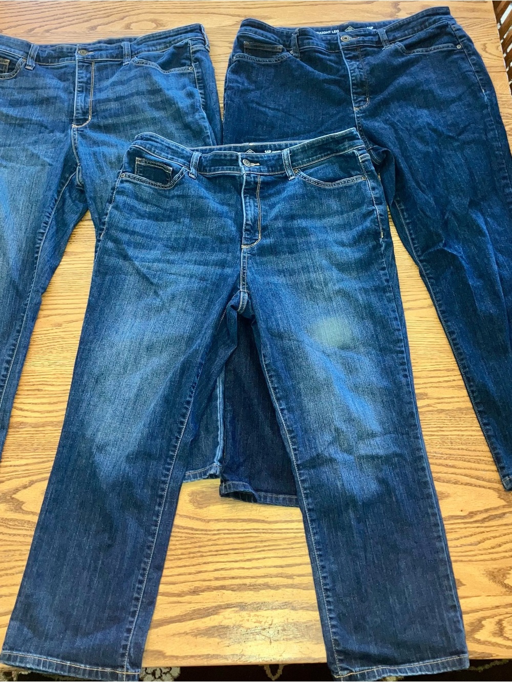St. John's Bay Women's Straight Leg Jeans - Pack of 3** All Size 12P